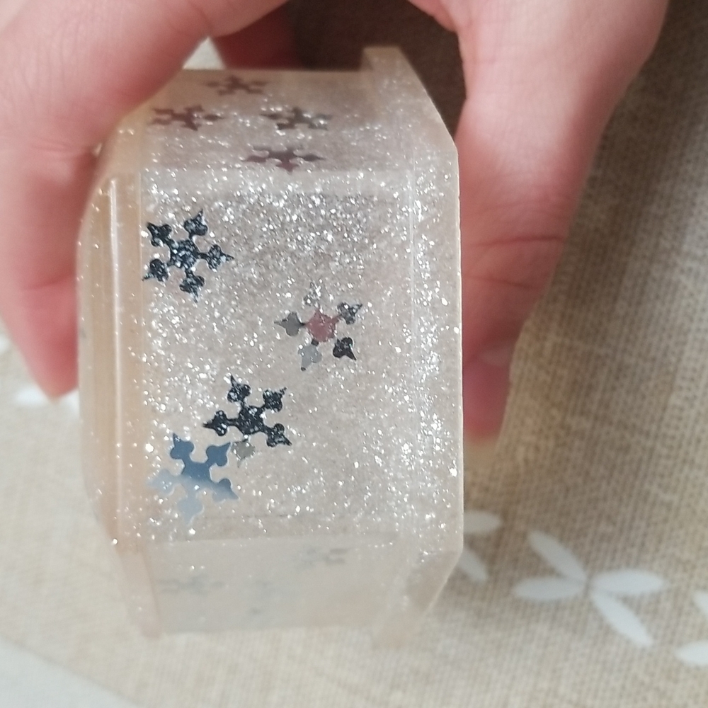 Handmade box and earrings set. - Picture 6 of 9